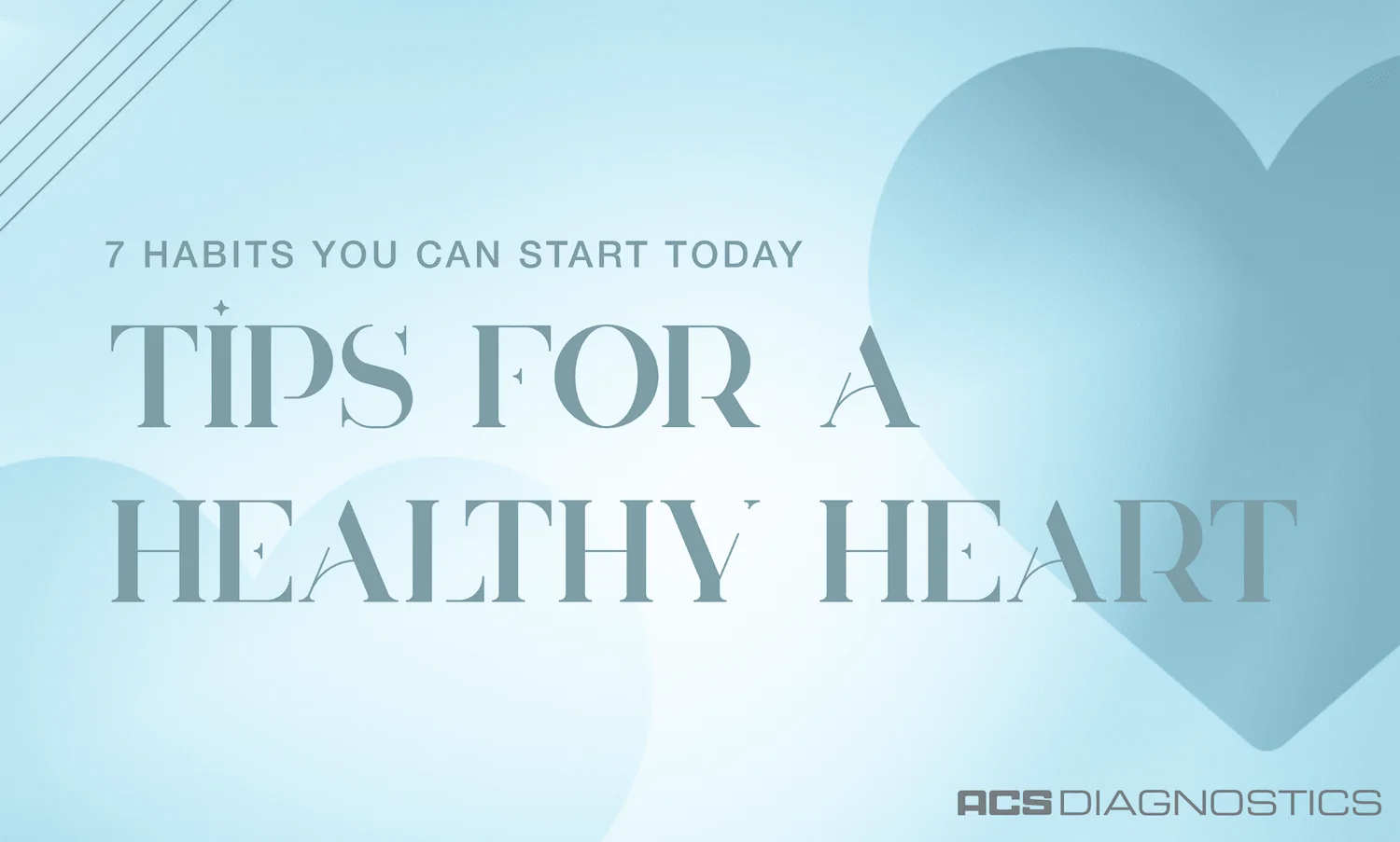 Healthy Heart Tips 1